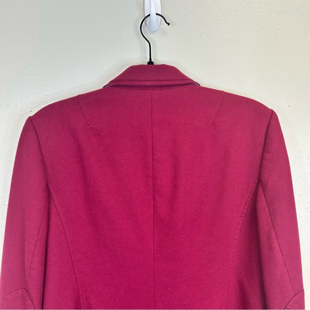 Career Workwear Academia Italian Fabric Size 14 Office Preppy Blazer Banana Rep - Picture 12 of 13